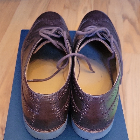Cole Haan Men\'s Dark Brown Leather Oxfords main image 4